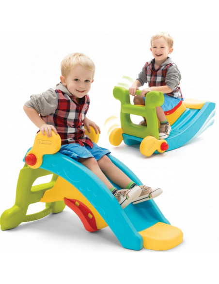 Tobogan copii Fisher 2 in 1, 81 cm,2024