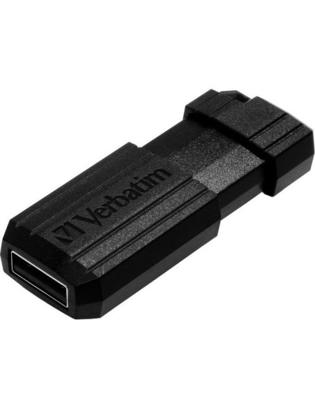 USB DRIVE 2.0 PINSTRIPE 64GB BLACK "49065",49065