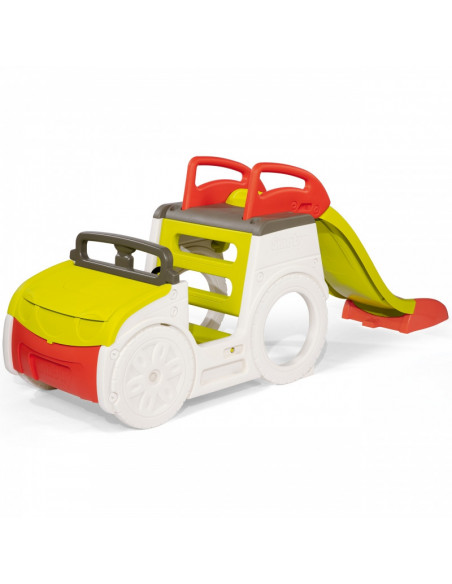 Spatiu de joaca Smoby cu tobogan masinuta, Adventure Car,840205