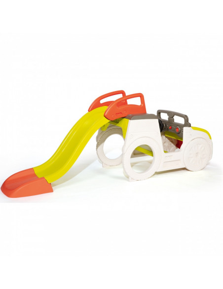 Spatiu de joaca Smoby cu tobogan masinuta, Adventure Car,840205