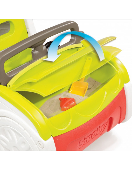 Spatiu de joaca Smoby cu tobogan masinuta, Adventure Car,840205