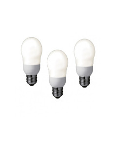 SET 3 becuri fluorescent Panasonic, soclu E27, putere 8W, forma