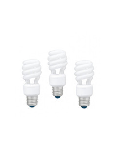 SET 3 becuri fluorescent Panasonic, soclu E27, putere 22W