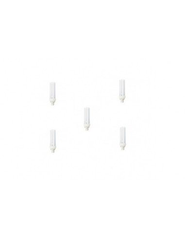 SET 5 becuri fluorescent Panasonic, soclu G24D-1, putere 13W