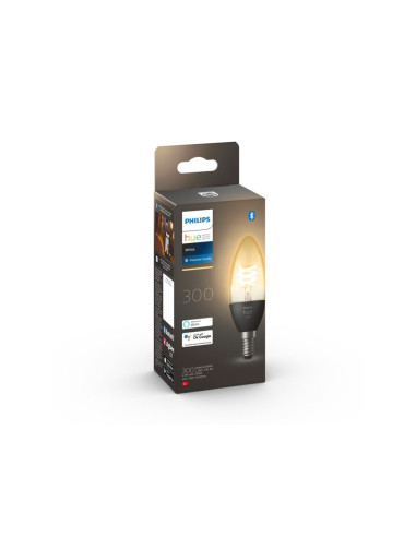 BEC smart LED Philips, soclu E14, putere 4.5W, forma lumanare