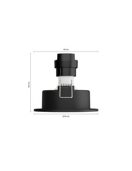 SET 3 SPOTURI incastrate smart LED Philips, soclu GU10, putere