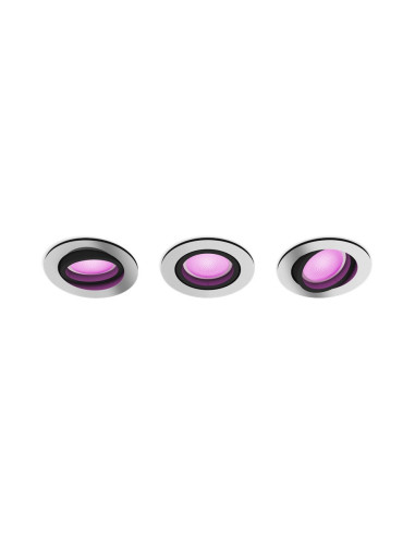 SET 3 SPOTURI incastrate smart LED Philips, soclu GU10, putere