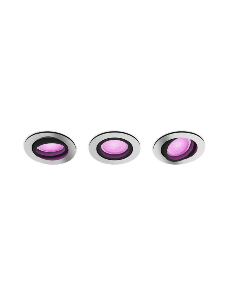 SET 3 SPOTURI incastrate smart LED Philips, soclu GU10, putere