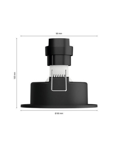 SET 3 SPOTURI incastrate smart LED Philips, soclu GU10, putere
