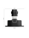 SET 3 SPOTURI incastrate smart LED Philips, soclu GU10, putere