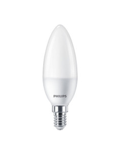 SET 2 becuri LED Philips, soclu E14, putere 7W, forma lumanare