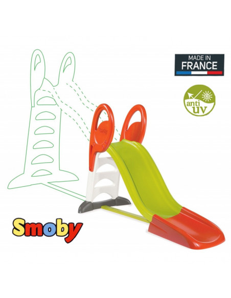 Tobogan copii Smoby 2in 1, Super Megagliss, 375 cm,310260