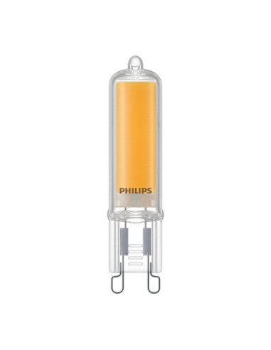 BEC LED Philips, soclu G9, putere 3.5W, forma tub, lumina alb