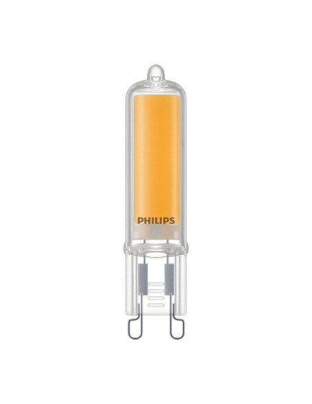 BEC LED Philips, soclu G9, putere 3.5W, forma tub, lumina alb