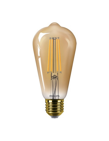 BEC LED Philips, soclu E27, putere 5.8W, forma oval, lumina