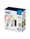 SET 2 becuri smart LED Philips, soclu E27, putere 8W, forma