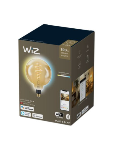 BEC smart LED Philips, soclu E27, putere 6.5W, forma sferic