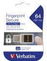 MEMORII USB Verbatim VER 49338 FINGERPRINT SECURE USB 3.0