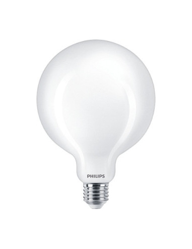 BEC LED Philips, soclu E27, putere 13W, forma oval, lumina alb