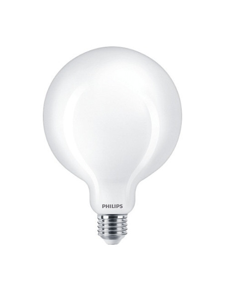 BEC LED Philips, soclu E27, putere 13W, forma oval, lumina alb