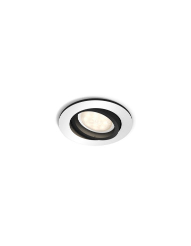 SPOT incastrat smart LED Philips, soclu GU10, putere 5 W, forma