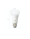 SET 2 becuri smart LED Philips, soclu E27, putere 9 W, forma