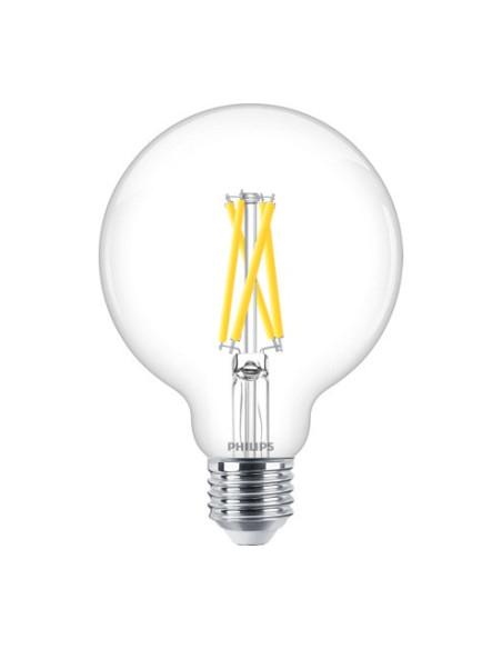 BEC LED Philips, soclu E27, putere 5.9W, forma sferic, lumina