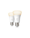 SET 2 becuri smart LED Philips, soclu E27, putere 9W, forma