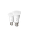 SET 2 becuri smart LED Philips, soclu E27, putere 9W, forma