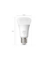 SET 2 becuri smart LED Philips, soclu E27, putere 9W, forma