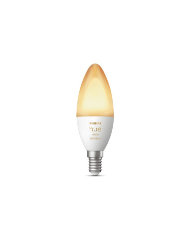 BEC smart LED Philips, soclu E14, putere 4W, forma lumanare