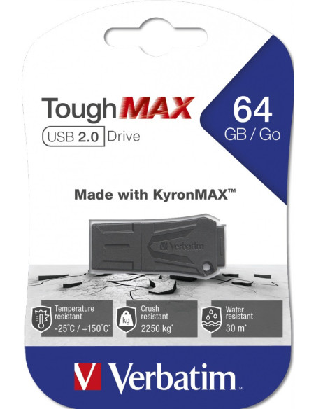 VERBATIM 49332 TOUGHMAX USB 2.0 64GB "49332" (include TV 0.03