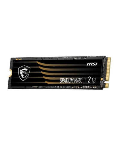 SSD MSI SPATIUM M480, 2TB, M.2, PCIe Gen4.0 x4, 3D Nand, R/W: