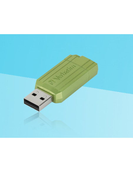 VERBATIM 49964 USB PINSTRIPE 64GB GREEN "49964" (include TV