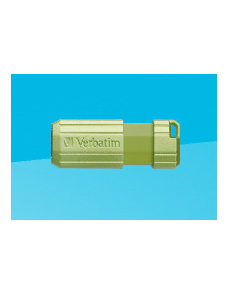 VERBATIM 49964 USB PINSTRIPE 64GB GREEN "49964" (include TV