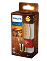 bec LED Philips, soclu E14, putere 2.5 W, forma lumanare