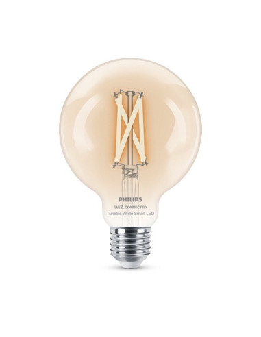 BEC smart LED Philips, soclu E27, putere 7 W, forma sferic