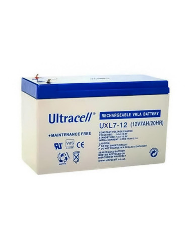 BATTERY 12V 7AH/UXL7-12 ULTRACELL,UXL7-12