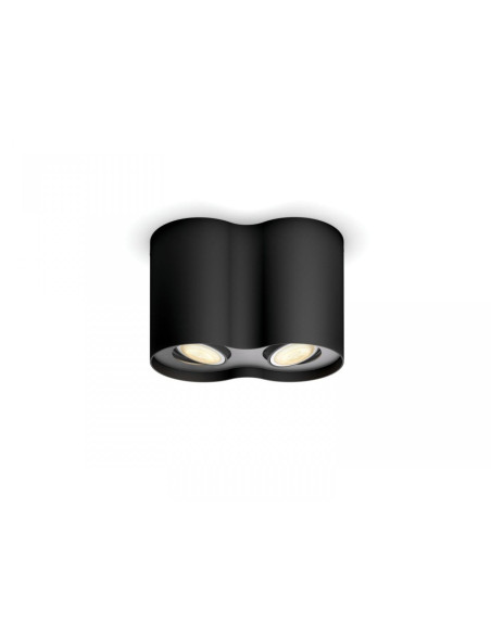 Pillar Hue plate/spiral black 2x5W 230V "000008719514338425"