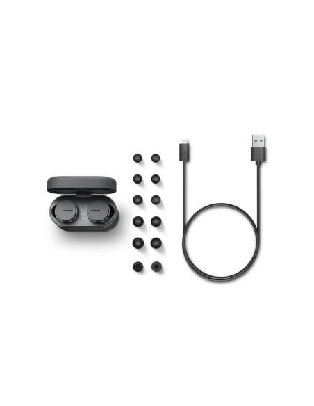 Casti audio true wireless Philips TAT8506BK/00, Negru