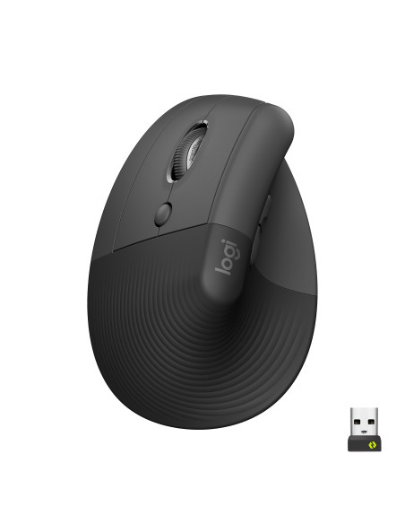 LOGITECH Lift Left Vertical Ergonomic Mouse - GRAPHITE / BLACK LOGITECH Lift Left Vertical Ergonomic Mouse - GRAPHITE / BLACK