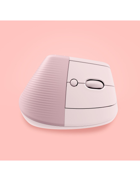 LOGITECH Lift Vertical Ergonomic Mouse - ROSE/DARK ROSE - LOGITECH Lift Vertical Ergonomic Mouse - ROSE/DARK ROSE -