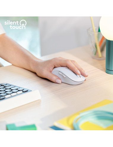 LOGITECH Signature M650 L Wireless Mouse - OFF-WHITE - EMEA -