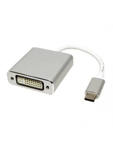 CABLU video SPACER, adaptor USB 3.1 Type-C (T) la DVI-I DL (M)