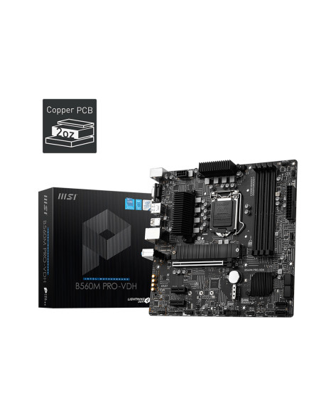 MSI B560M PRO-VDH Socket 1200 DDR4 up to 128GB 6xUSB 2.0 4xUSB