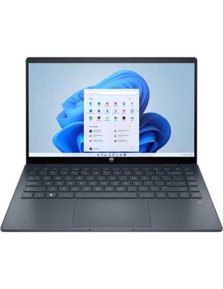 6M2N6EA#ABB,Laptop 2in1 HP Pavilion x360 Procesor Intel® Core™ i5-1235U, 512GB SSD, Intel® Iris® Xe Graphics, Win11 Home, Albast