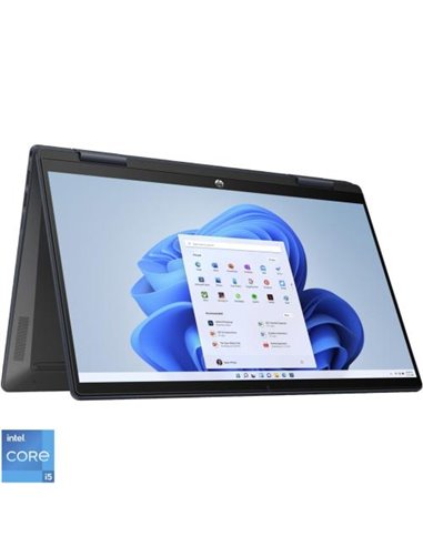 6M2N6EA#ABB,Laptop 2in1 HP Pavilion x360 Procesor Intel® Core™ i5-1235U, 512GB SSD, Intel® Iris® Xe Graphics, Win11 Home, Albast