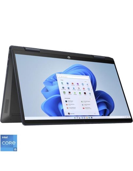 6M2N6EA#ABB,Laptop 2in1 HP Pavilion x360 Procesor Intel® Core™ i5-1235U, 512GB SSD, Intel® Iris® Xe Graphics, Win11 Home, Albast