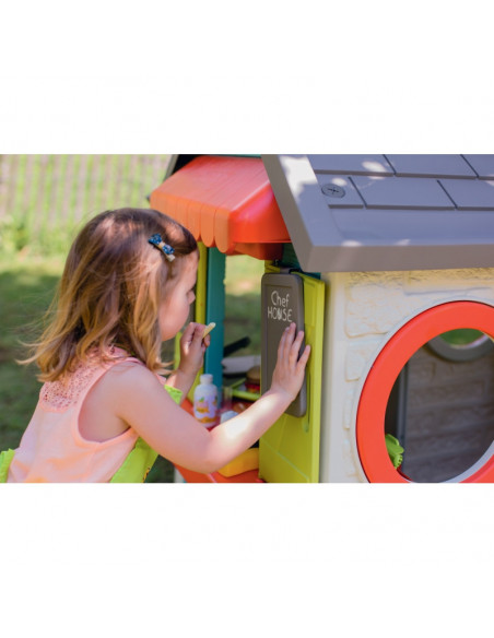Casuta copii Smoby Chef House cu bucatarie, 124.5 x 132 x 135.7
