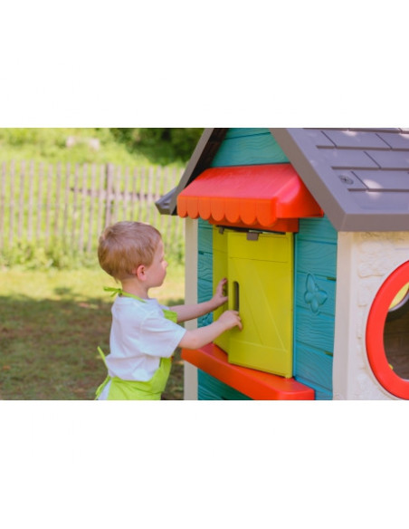 Casuta copii Smoby Chef House cu bucatarie, 124.5 x 132 x 135.7